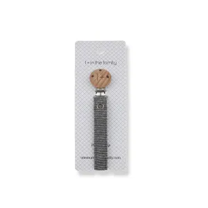 1  in the family Ivana Pacifier Clip - Grey