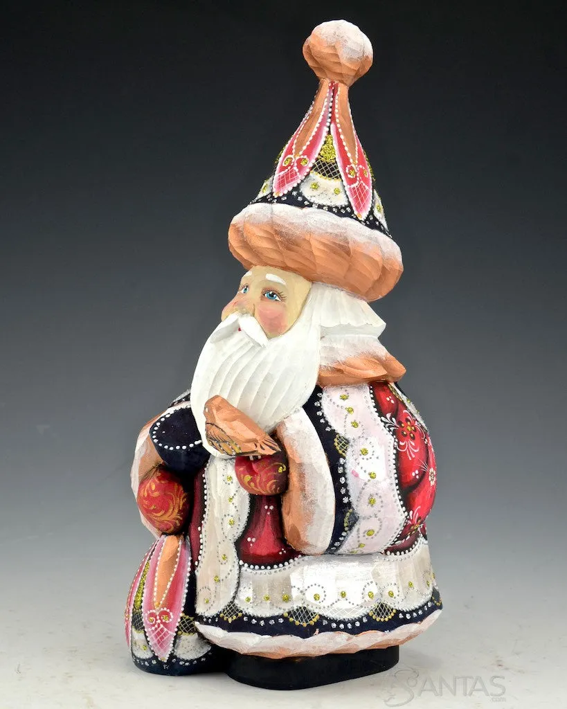 10 inch Decorative and Unique Colorful Russian Santa