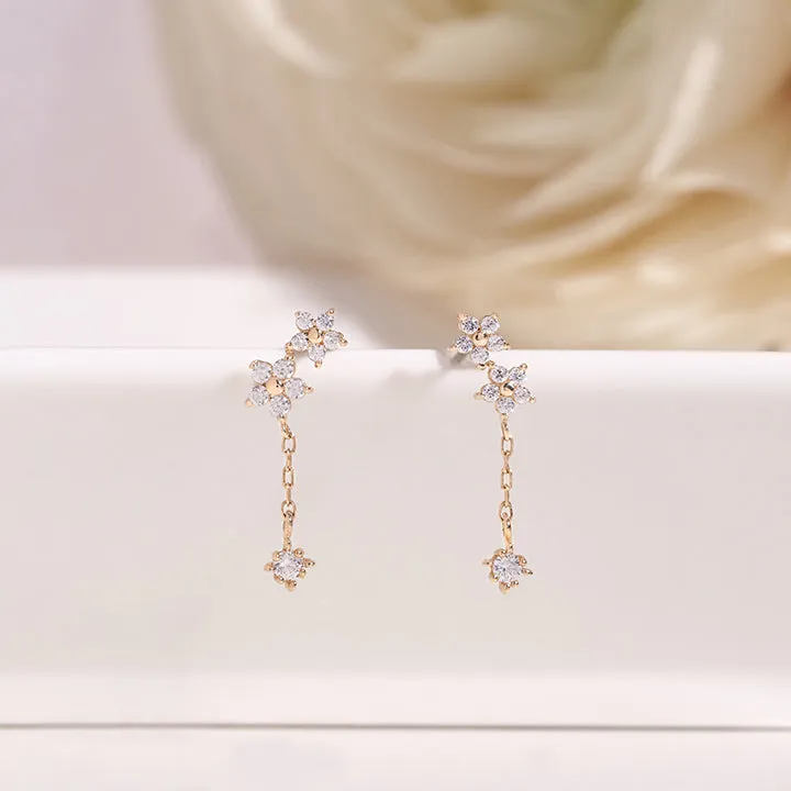 [14K Gold] Daisy Some Earrings