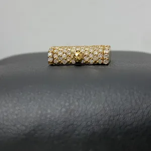 18K Yellow Gold Diamond Sleek Lock Ct Dia / 4gr / 8.5mm