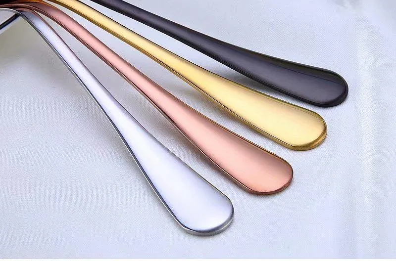 6PCS Colorful Unique Spoons Stainless Steel Cutlery Set