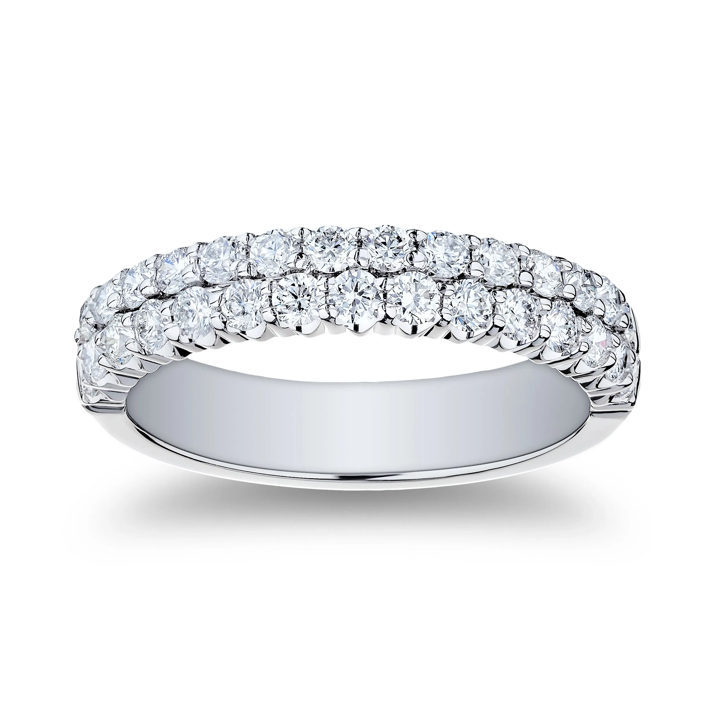 .90ctw Diamond Platinum Band