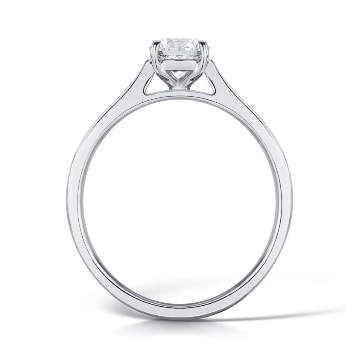 9ct White Gold 0.50ct Lab Grown Diamond Engagement Ring