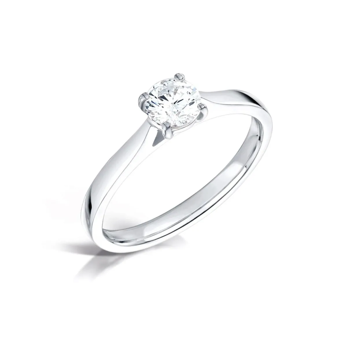 9ct White Gold 0.50ct Lab Grown Diamond Engagement Ring