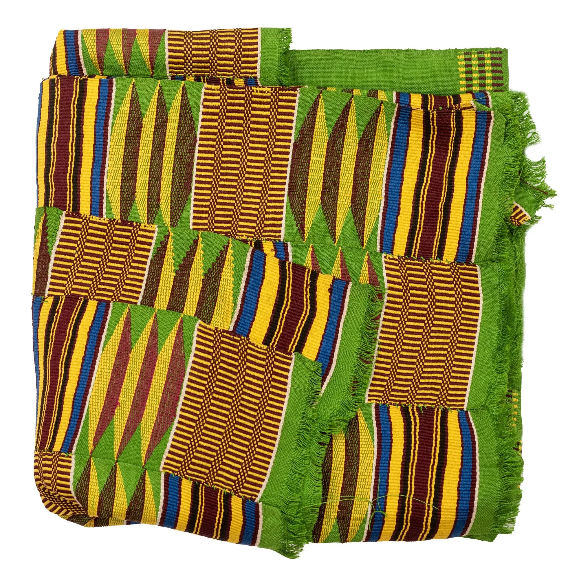 African Ashanti Kente Cloth #14909