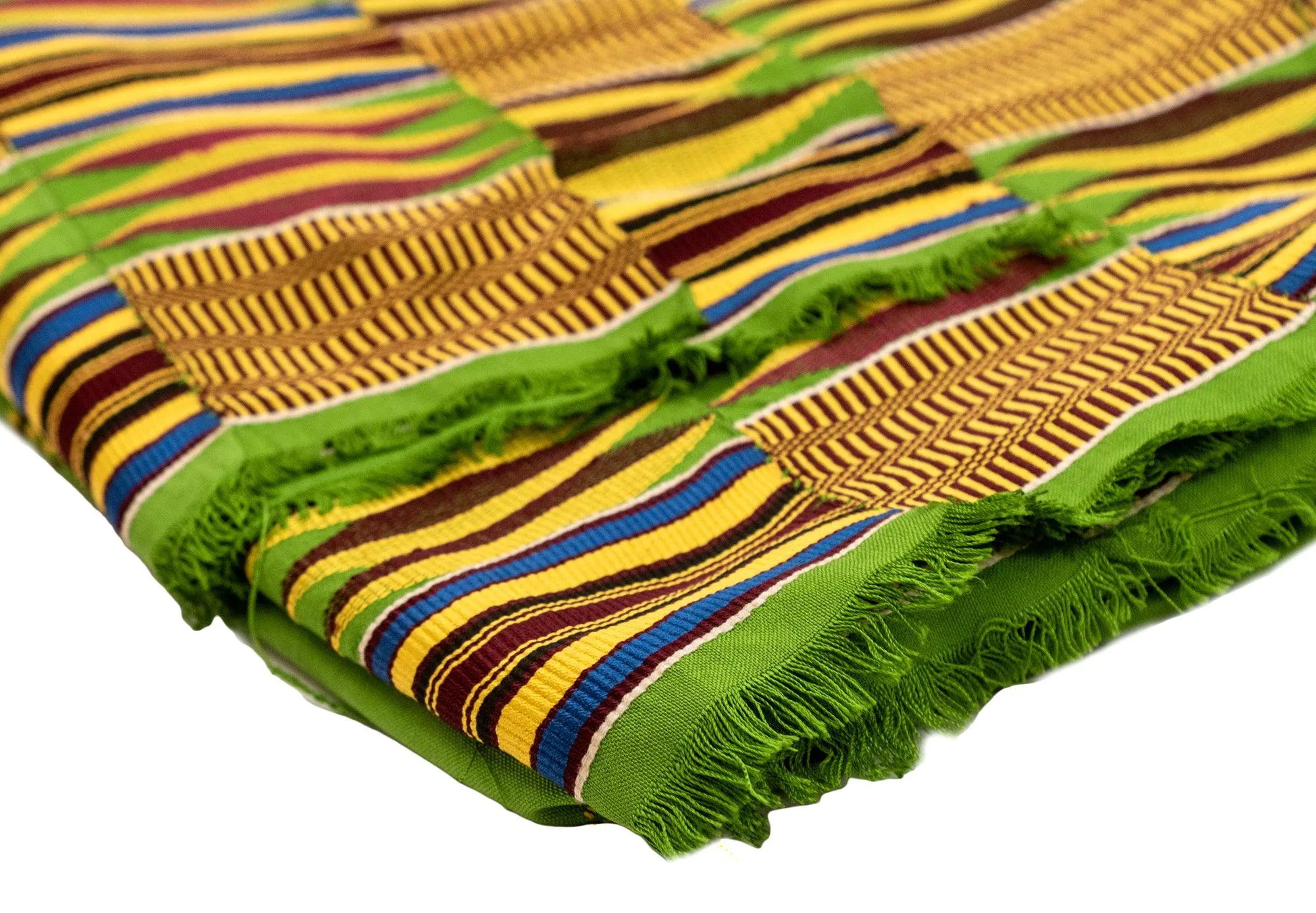 African Ashanti Kente Cloth #14909