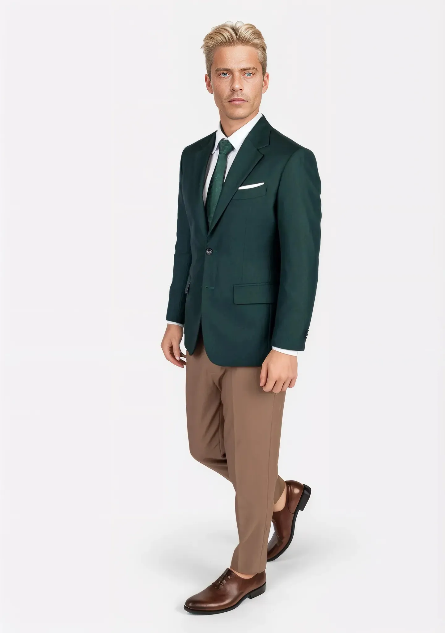 Astor Sacramento Green Sharkskin Jacket