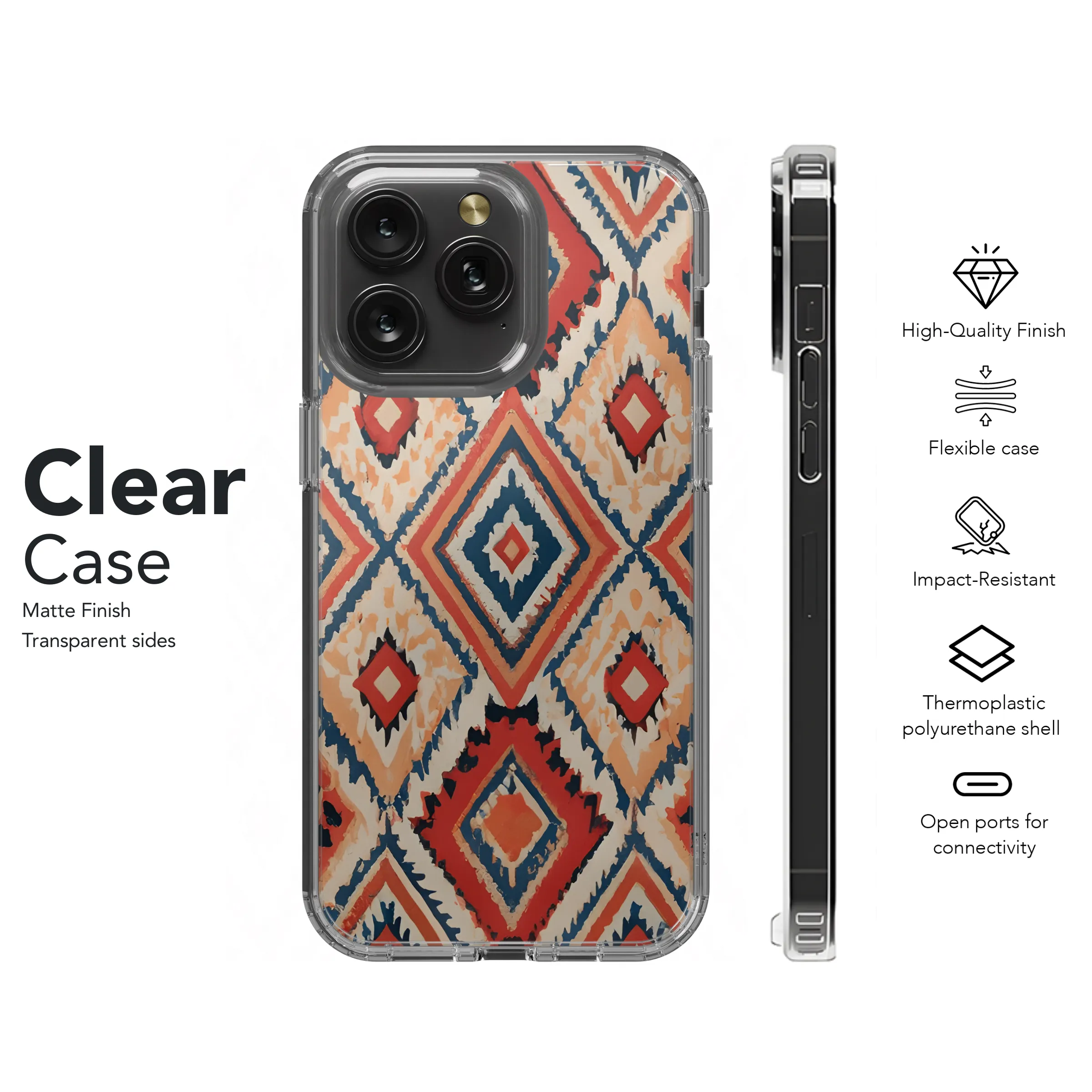 Aztec Blouse Phone Case iPhone Samsung Cover Pixel 3457