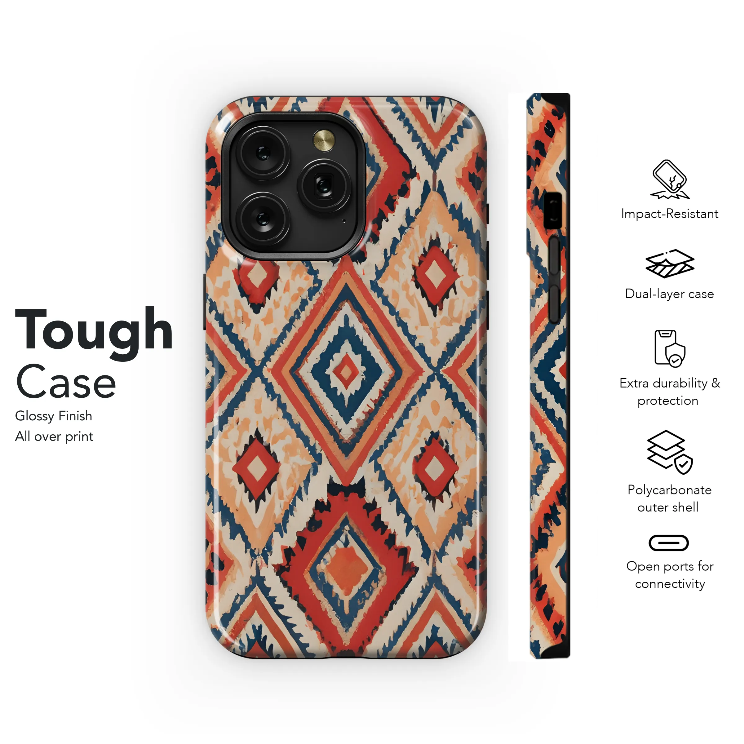 Aztec Blouse Phone Case iPhone Samsung Cover Pixel 3457