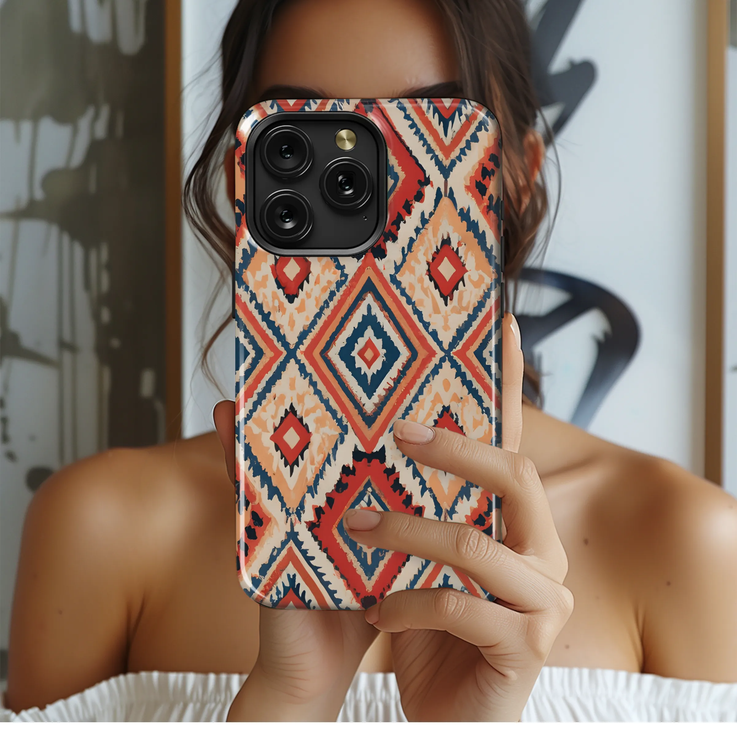 Aztec Blouse Phone Case iPhone Samsung Cover Pixel 3457