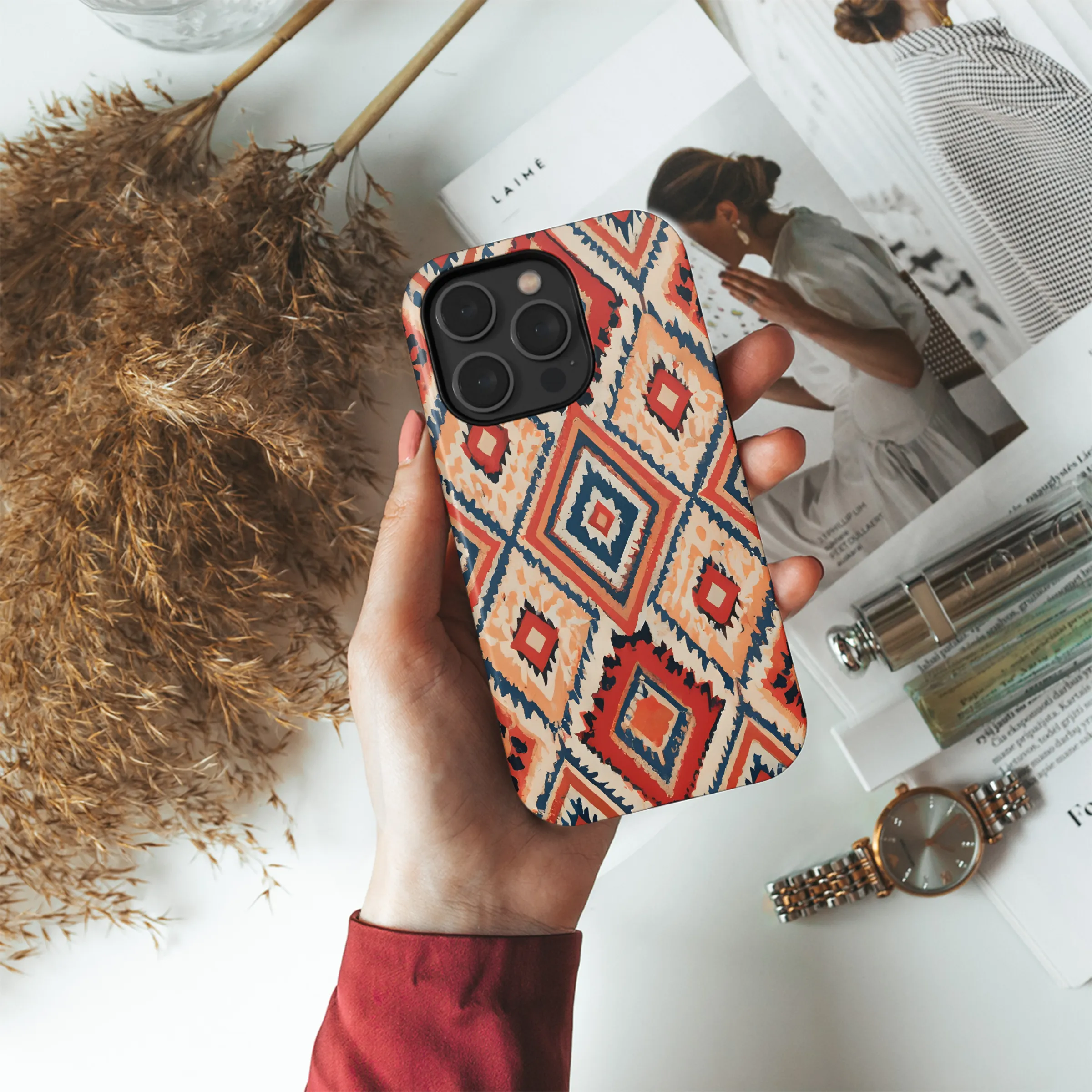 Aztec Blouse Phone Case iPhone Samsung Cover Pixel 3457