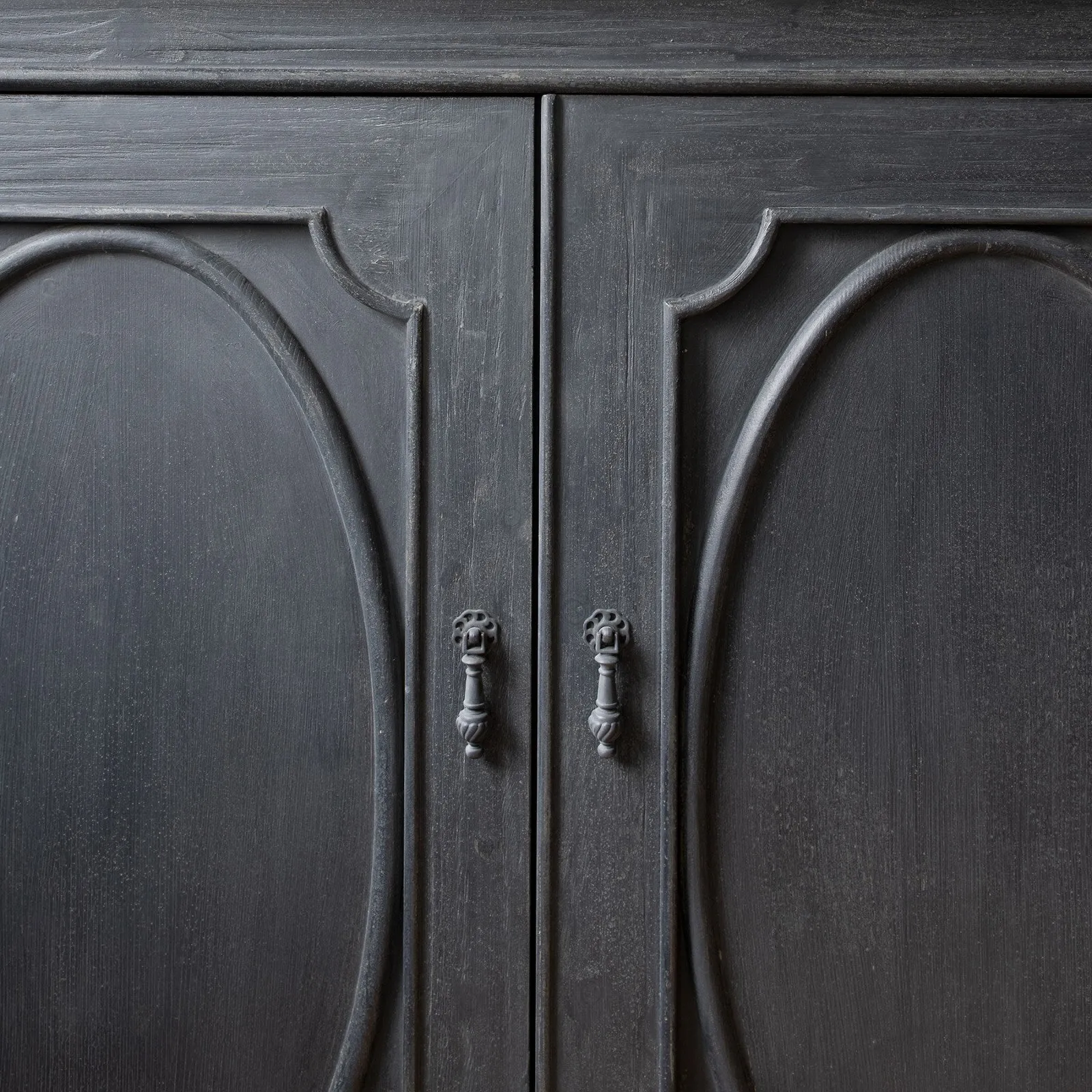 BLACK TWO DOOR CABINET