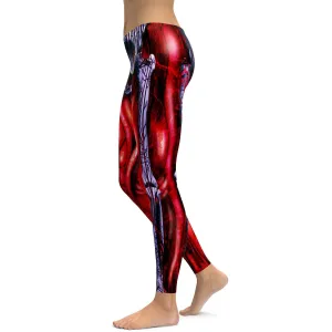 Blooded Muscles Horror Leggings