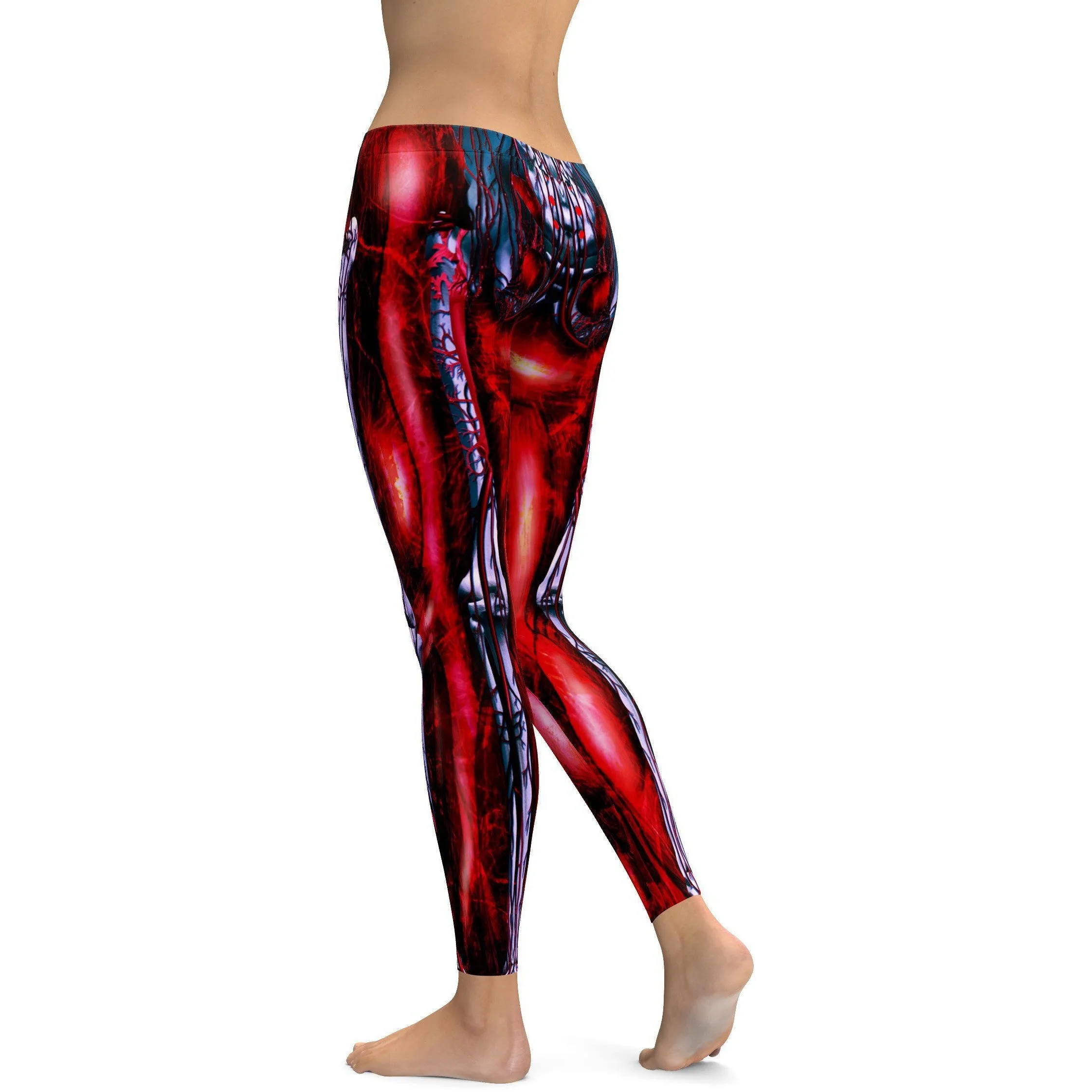 Blooded Muscles Horror Leggings