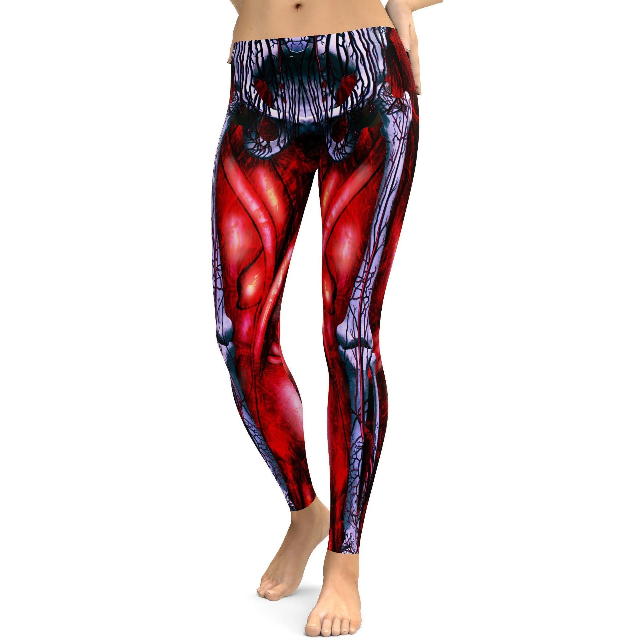 Blooded Muscles Horror Leggings