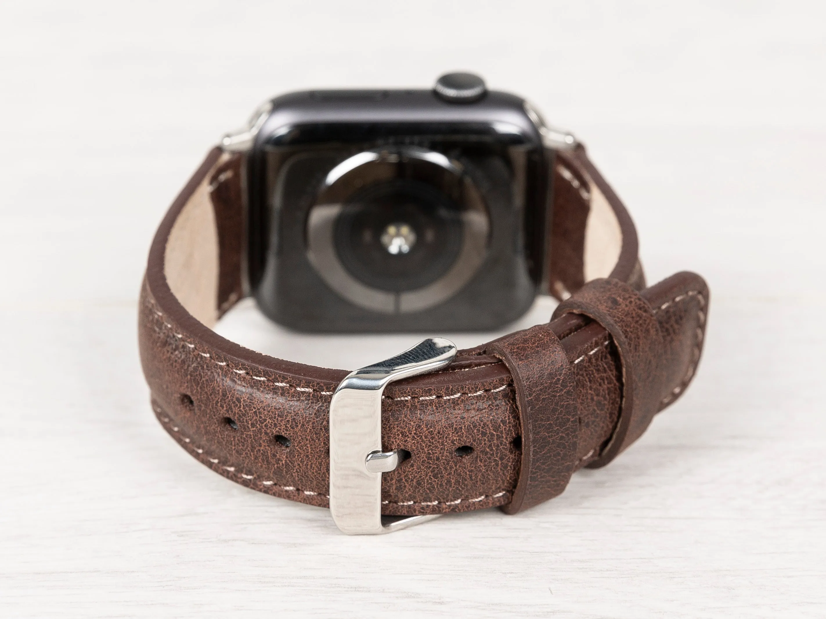 Brown Leather Classic Apple Watch Band