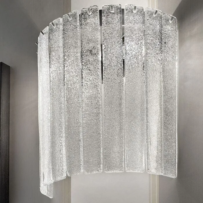 Cast Glass Wall Light