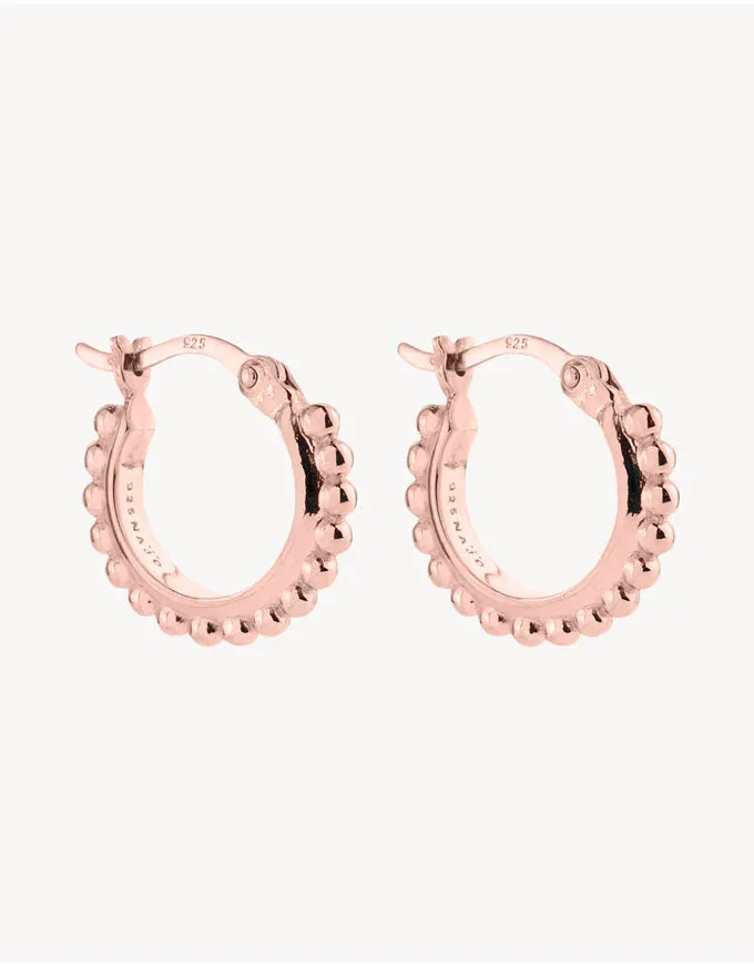 Chia Rose Gold Hoop Earring