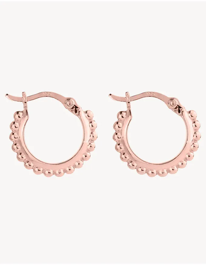 Chia Rose Gold Hoop Earring