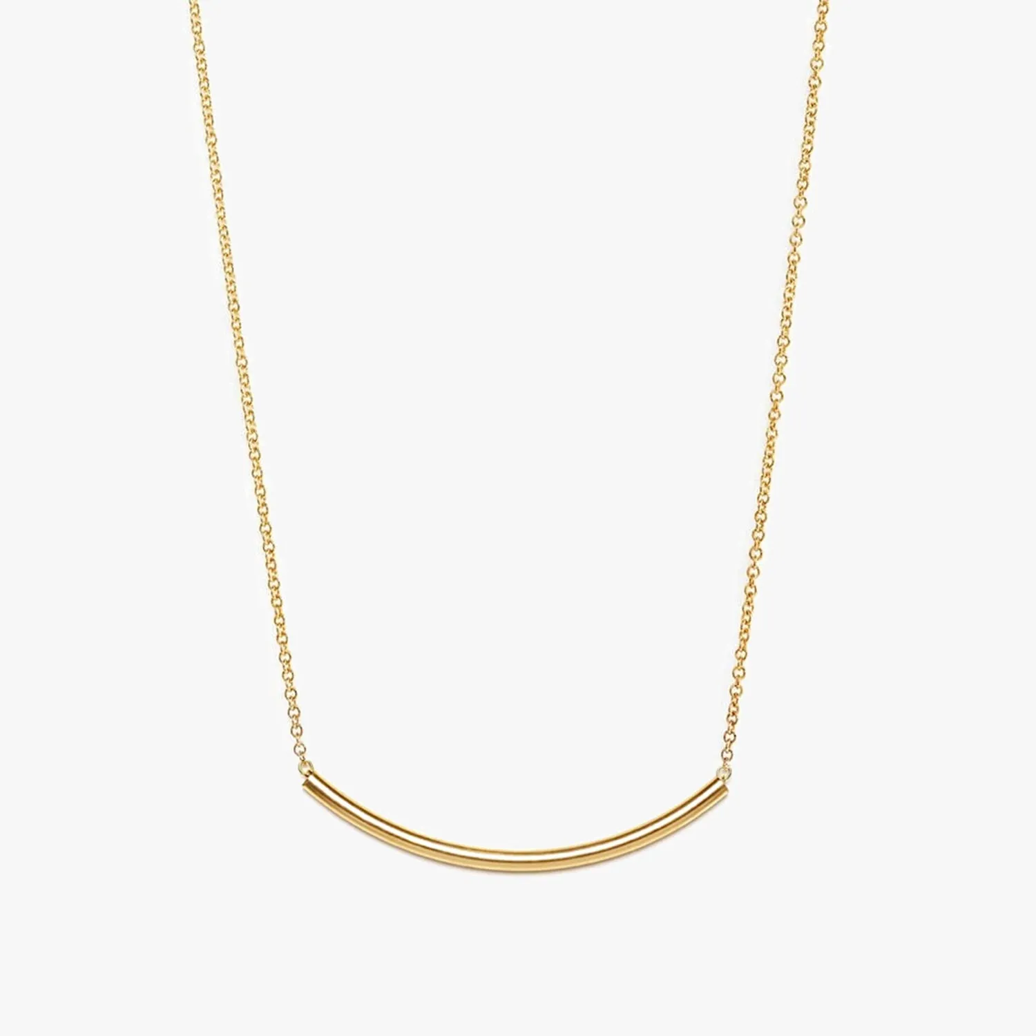 Chic Curve Bar Necklace