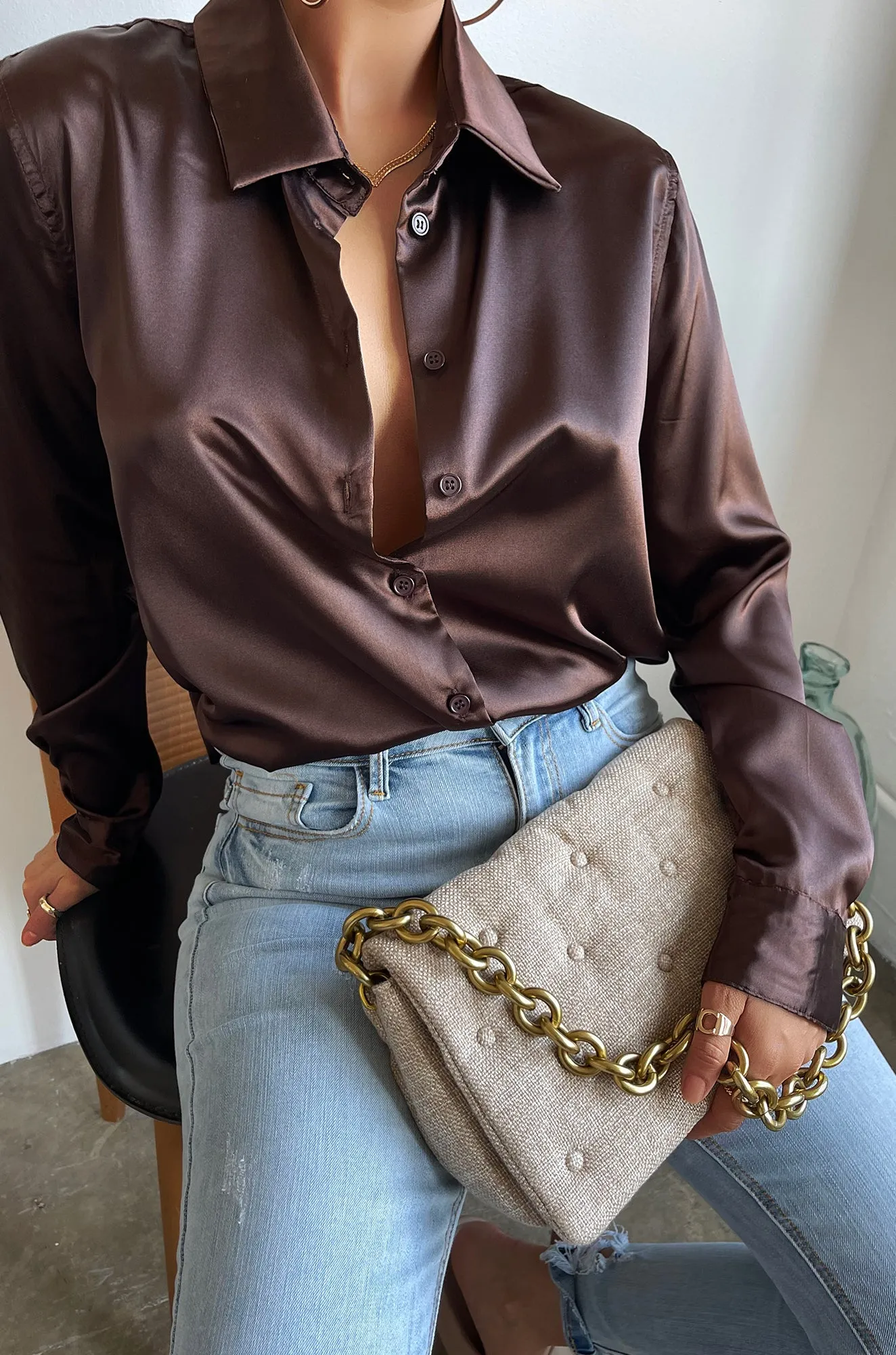 Chic Life Shoulder Bag - Nude