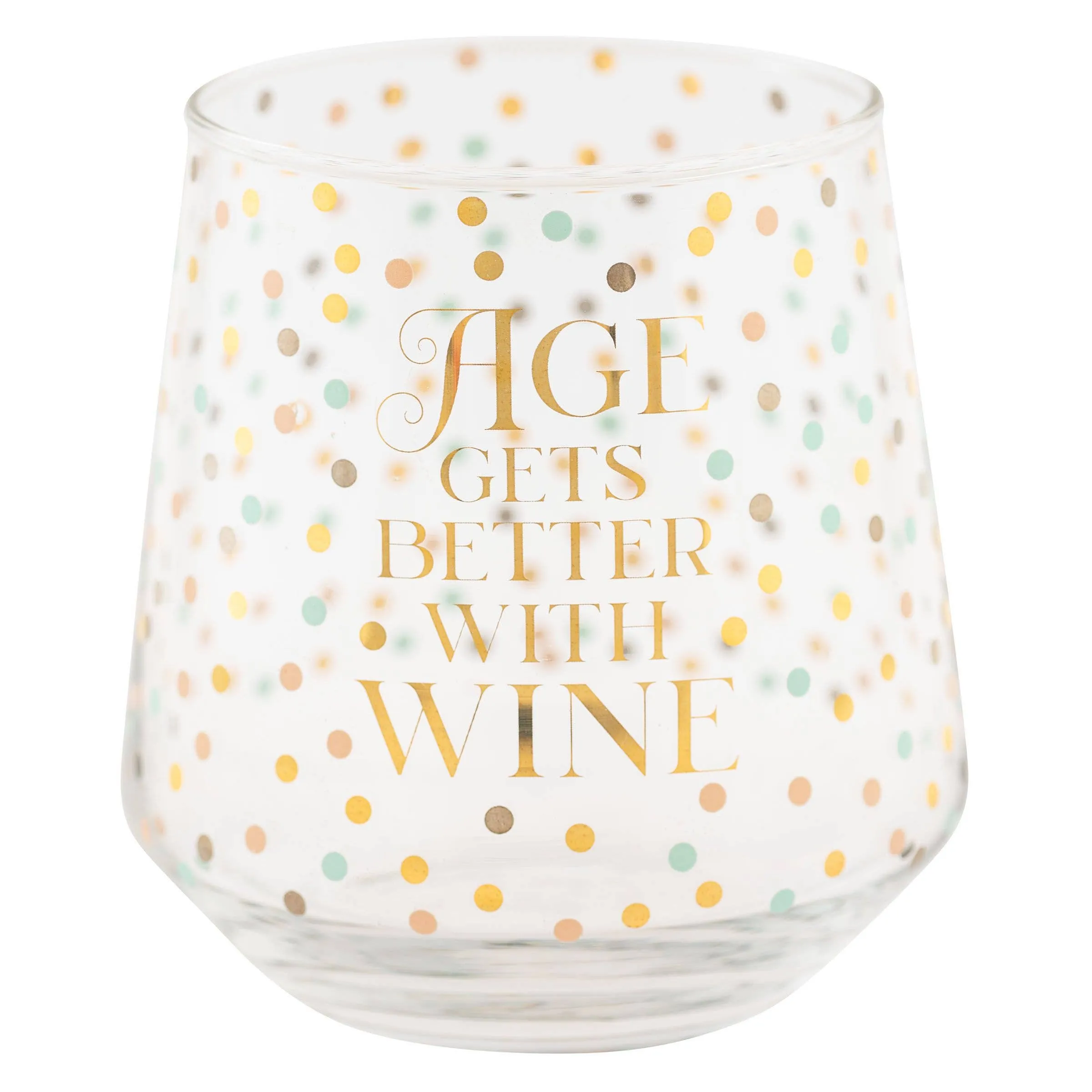 Chic Stemless Wine Glass