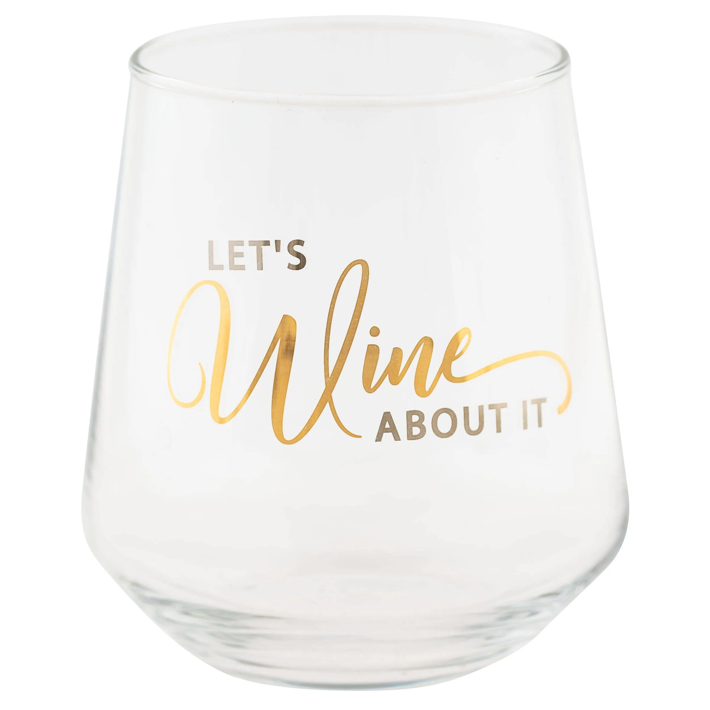 Chic Stemless Wine Glass