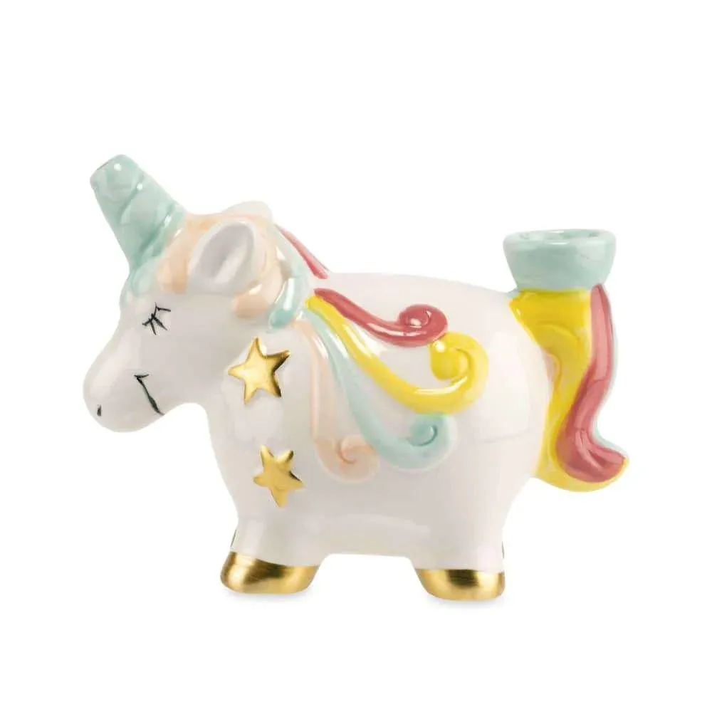 Clay Unicorn Pipe