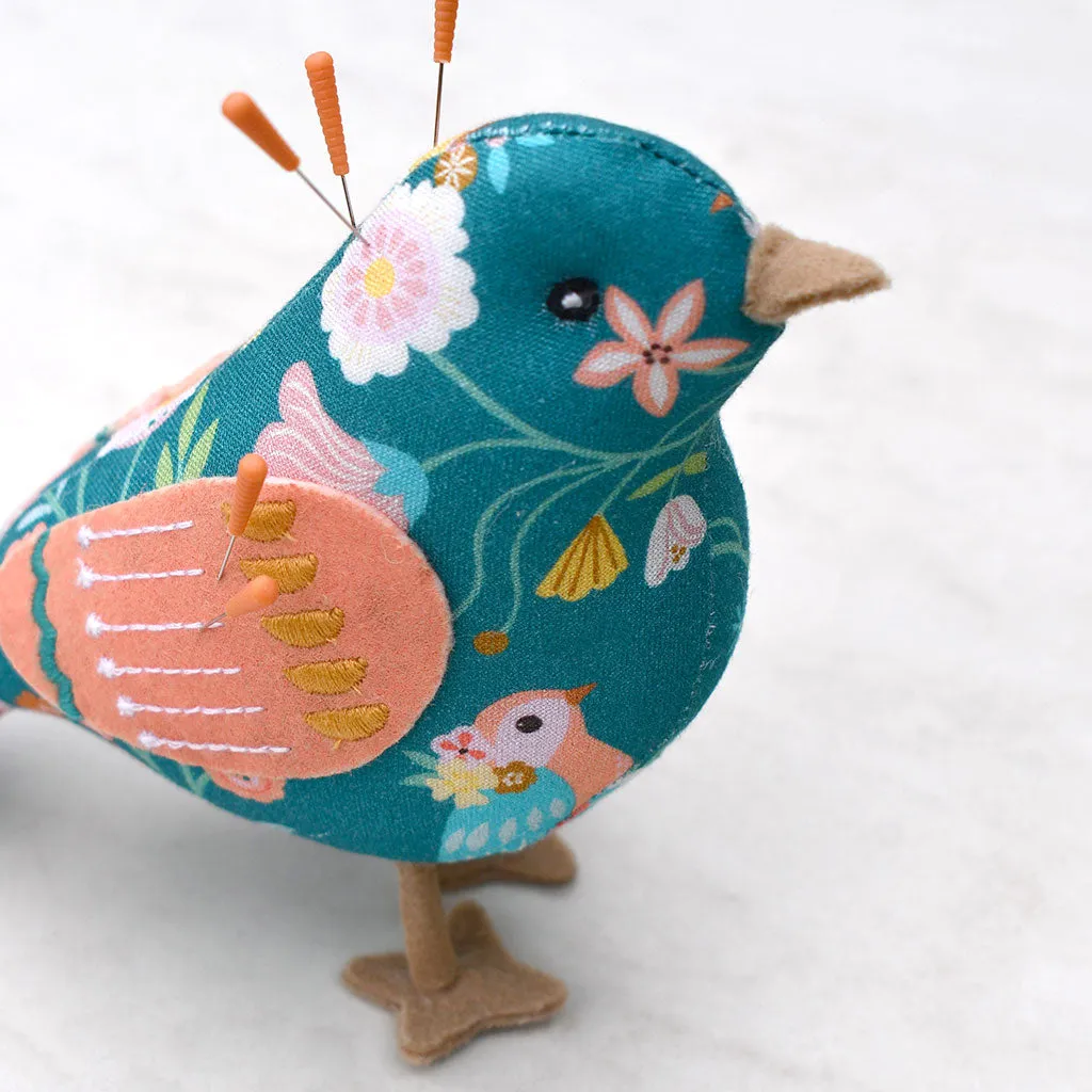 Colorful Bird Aviary Bird Pincushion