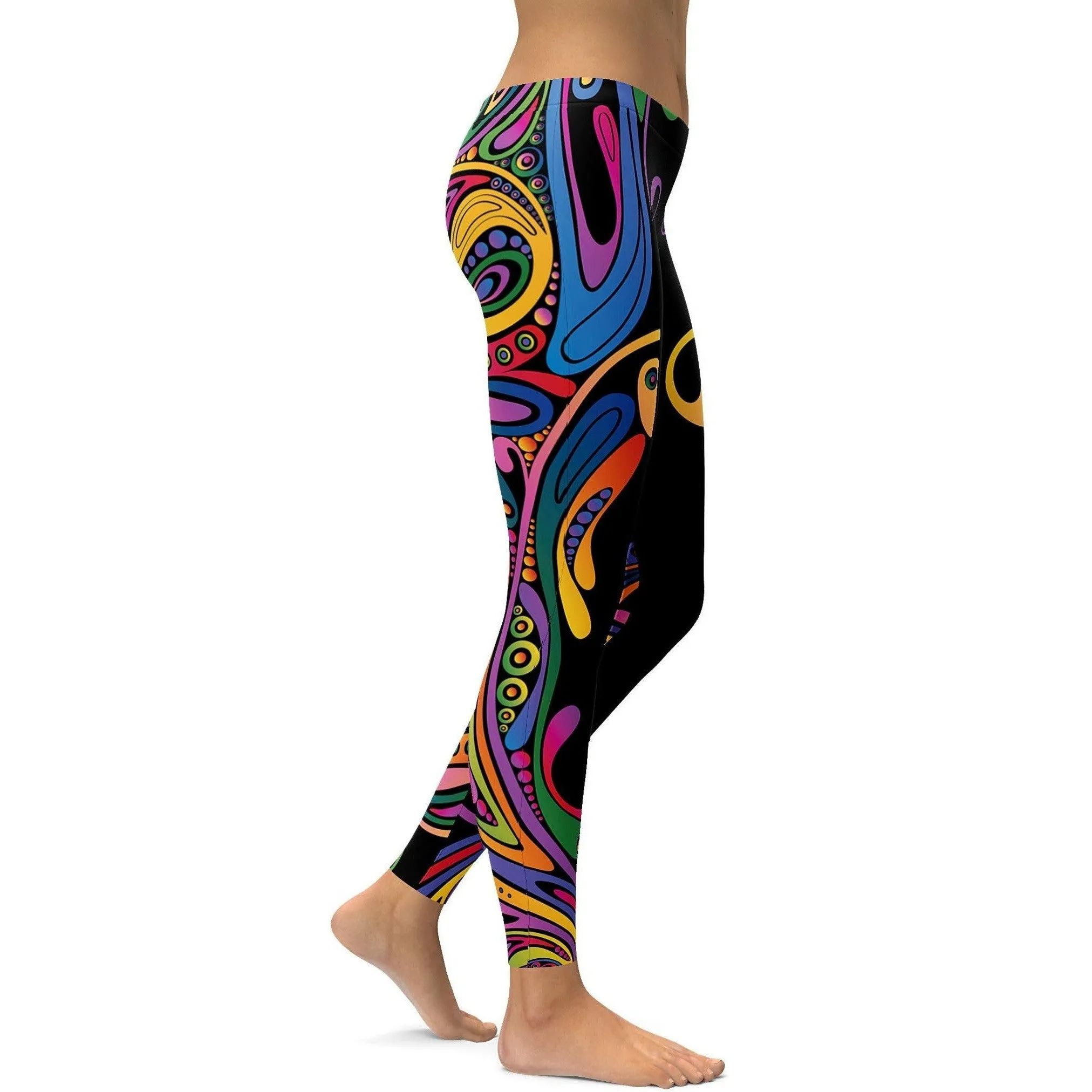 Colorful Swirl Leggings