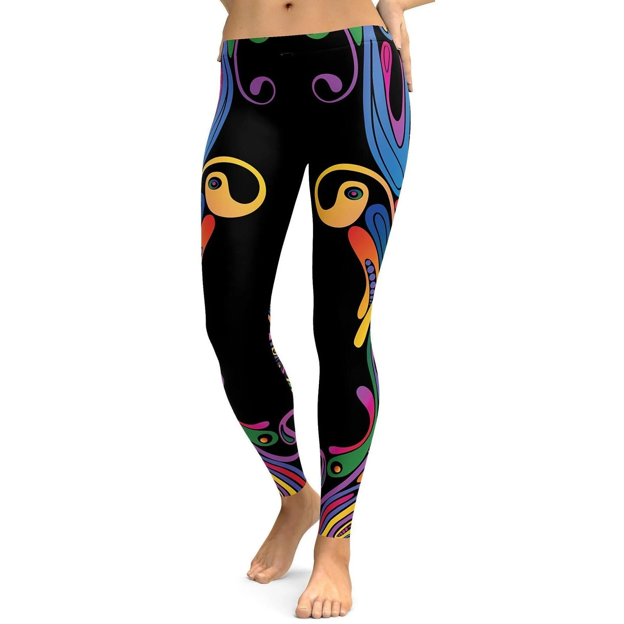 Colorful Swirl Leggings