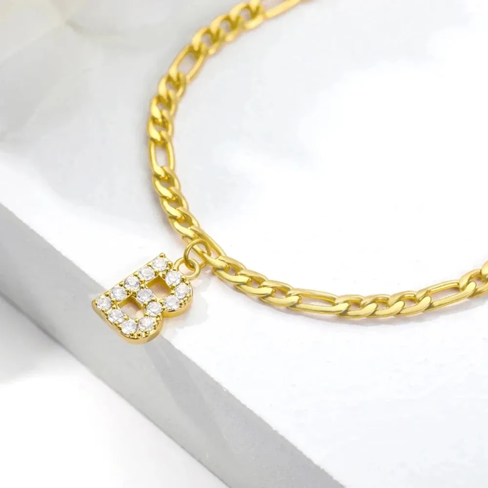 Cressida Initial Anklet