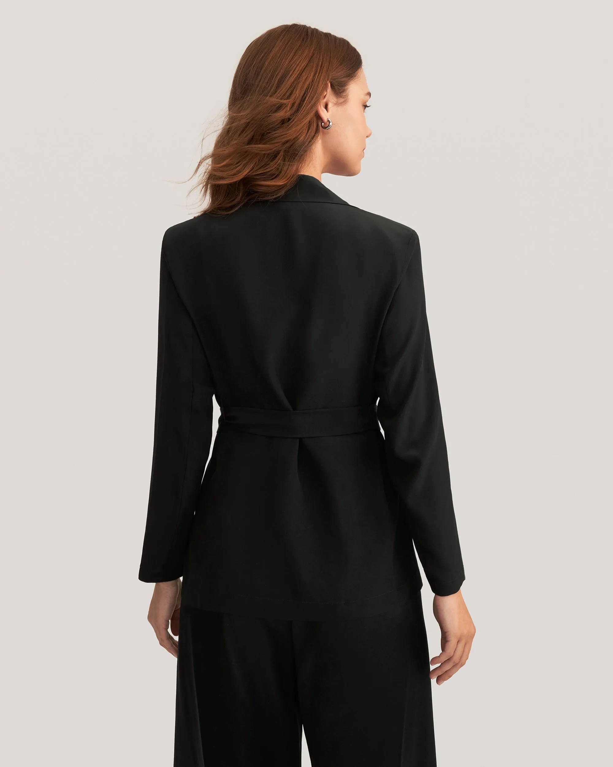 Effortless Chic Silk Blazer For Women