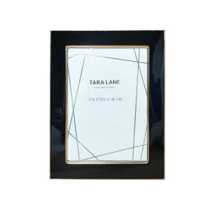 Ella Photo Frame Black/Gold