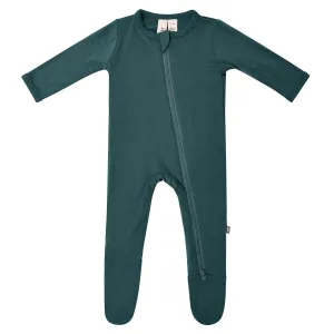 Emerald Zippered Footie