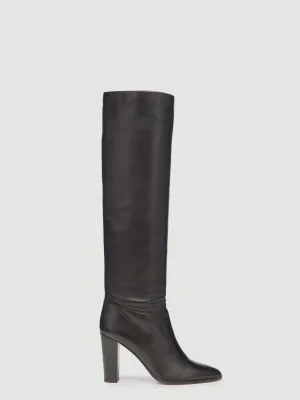 FRAME x Tamara Mellon Slouch Knee Boot -- Noir