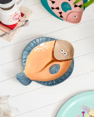 'Gilligan' Vibrant Fish-Shaped Platter