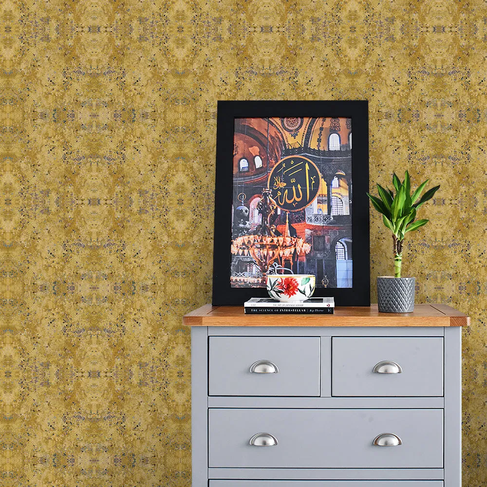 Golden Age Peel & Stick Removable Fabric Wallpaper - Designed by Michigan Artists