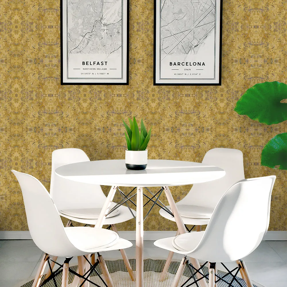 Golden Age Peel & Stick Removable Fabric Wallpaper - Designed by Michigan Artists