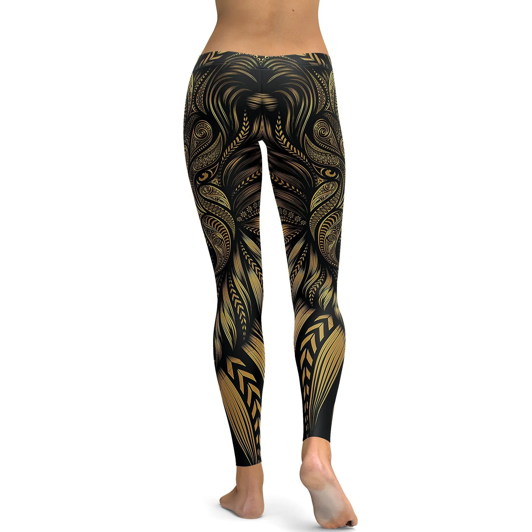 Golden Wolf Leggings