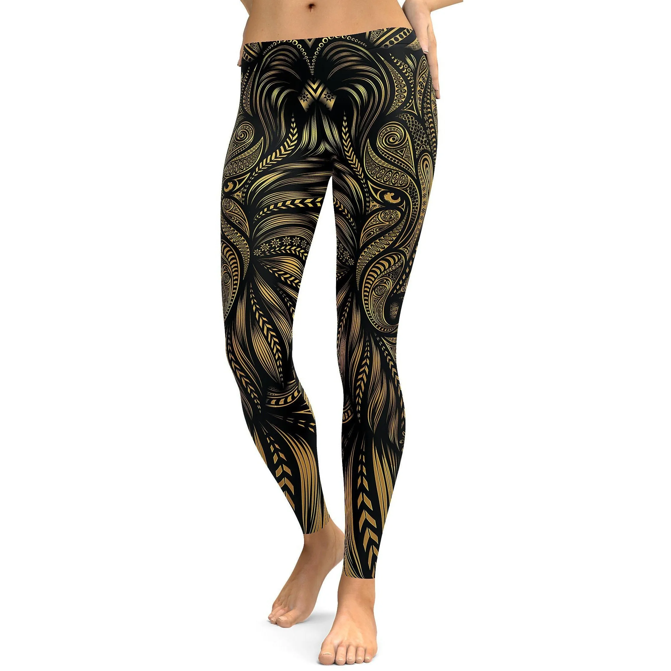 Golden Wolf Leggings