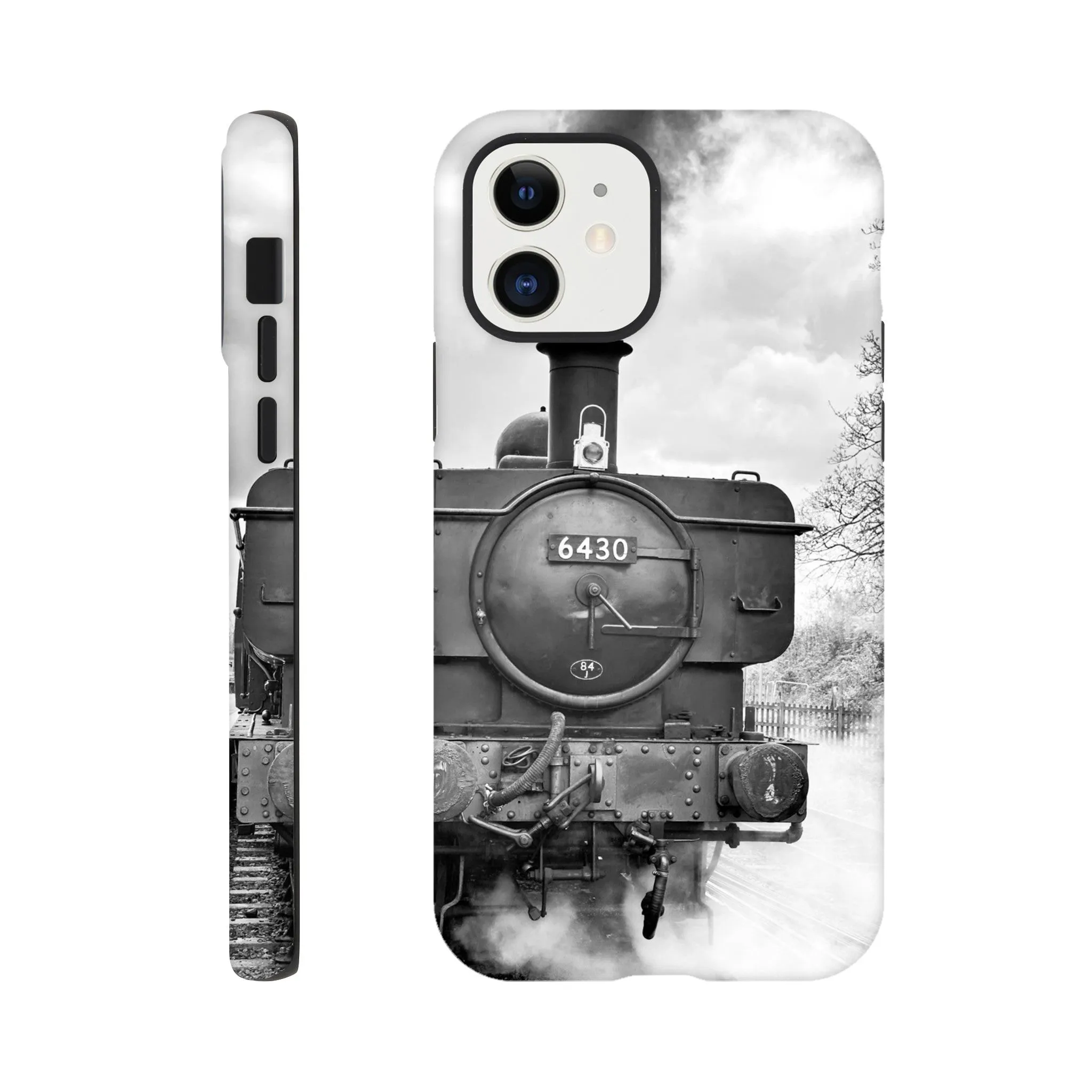 Gwilli Express Steam Train B&W Tough case Mobile Phone