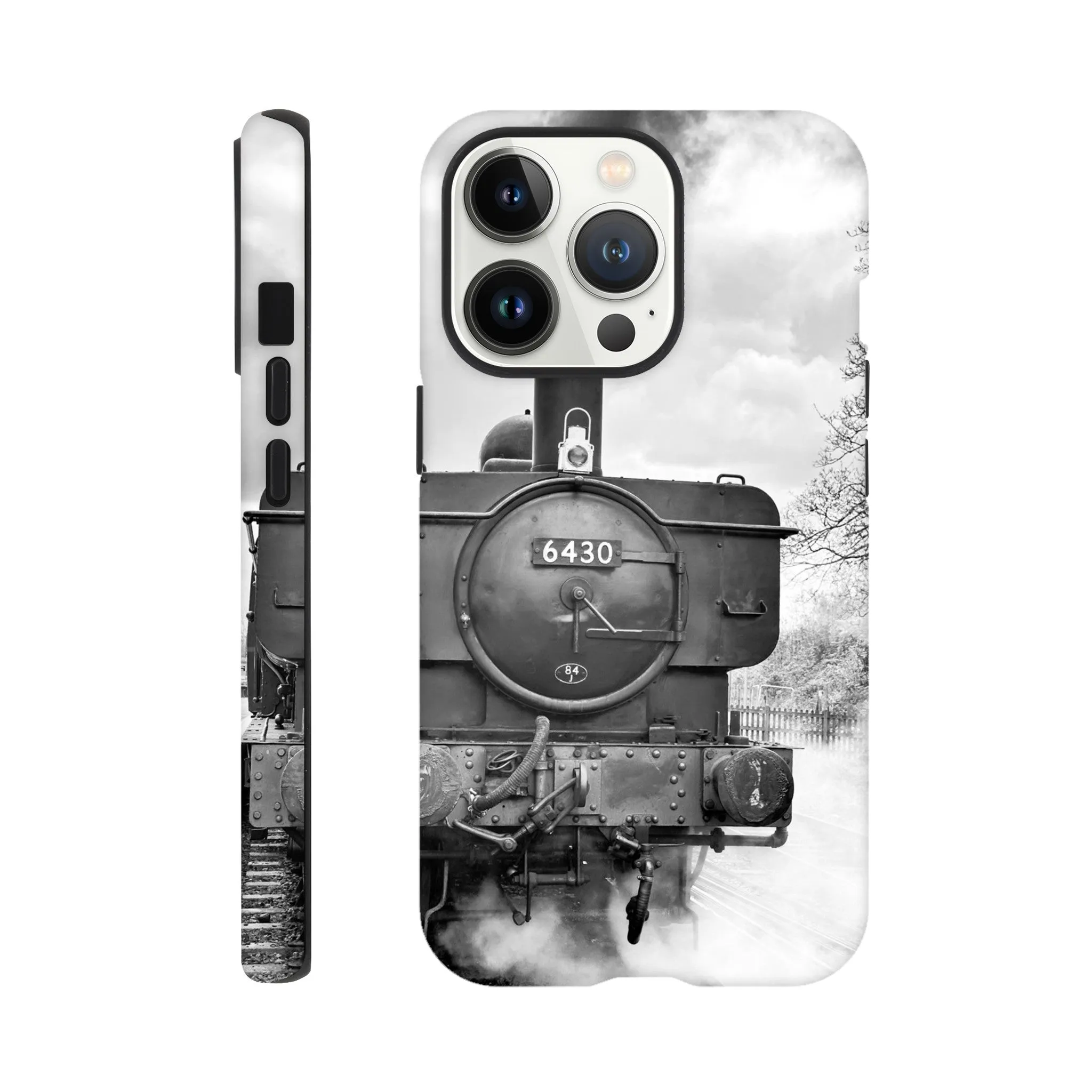 Gwilli Express Steam Train B&W Tough case Mobile Phone