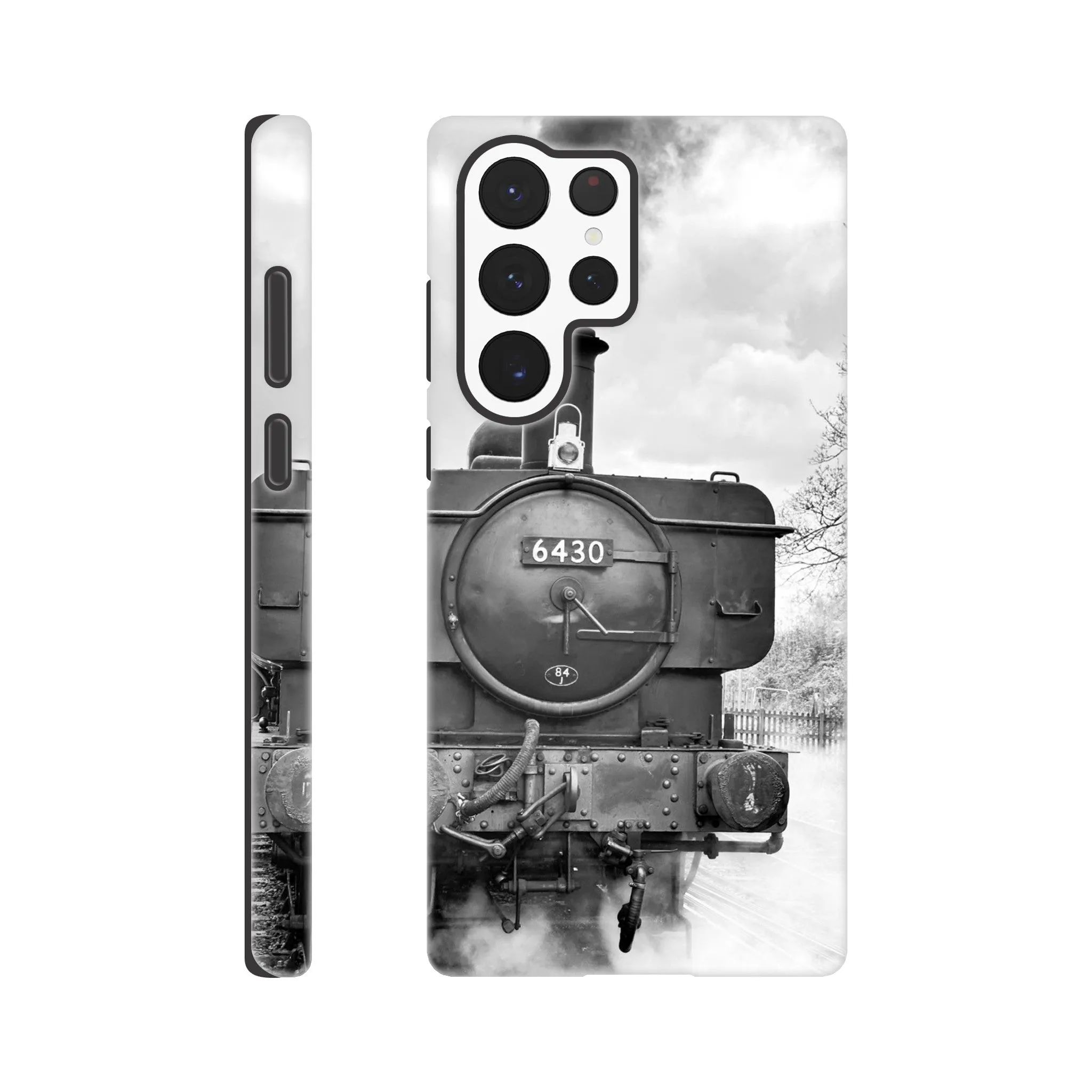 Gwilli Express Steam Train B&W Tough case Mobile Phone