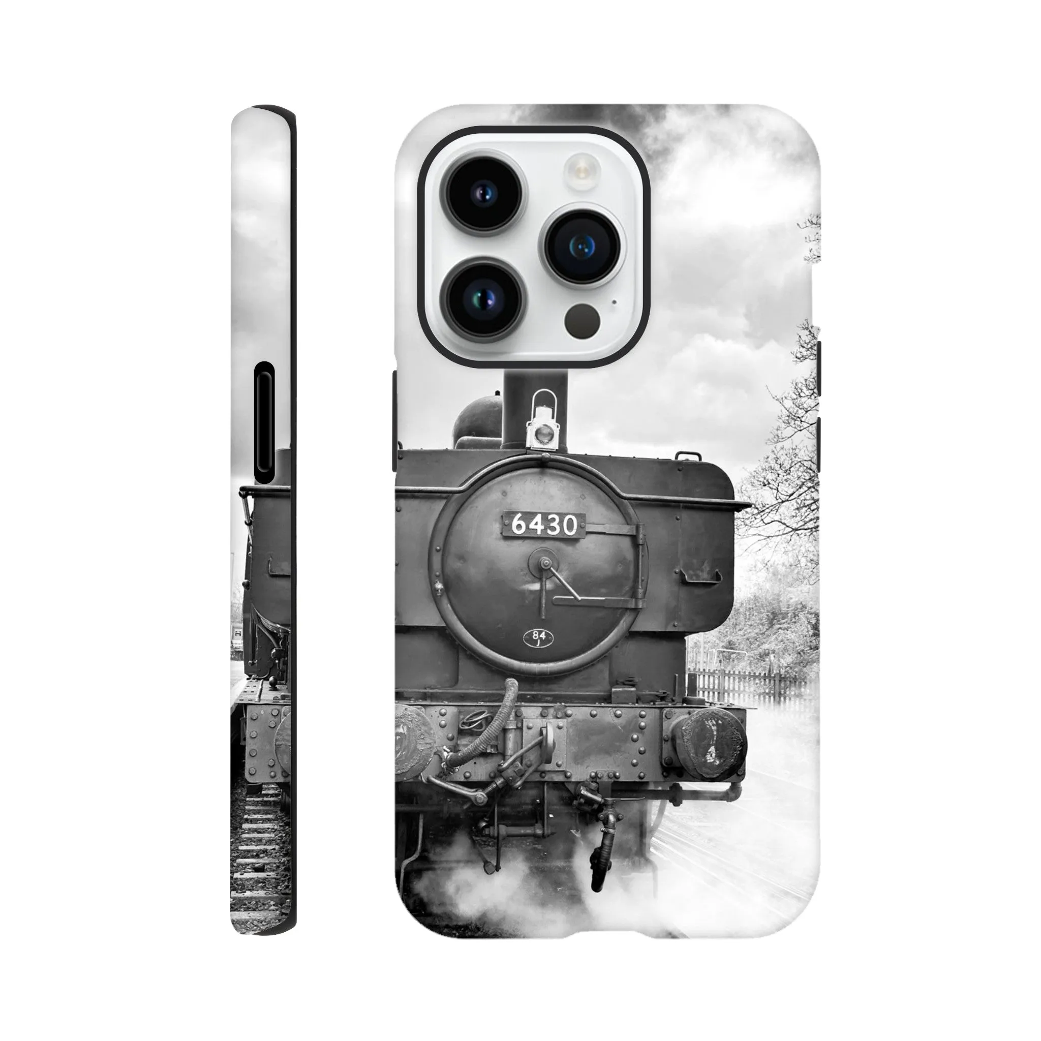 Gwilli Express Steam Train B&W Tough case Mobile Phone