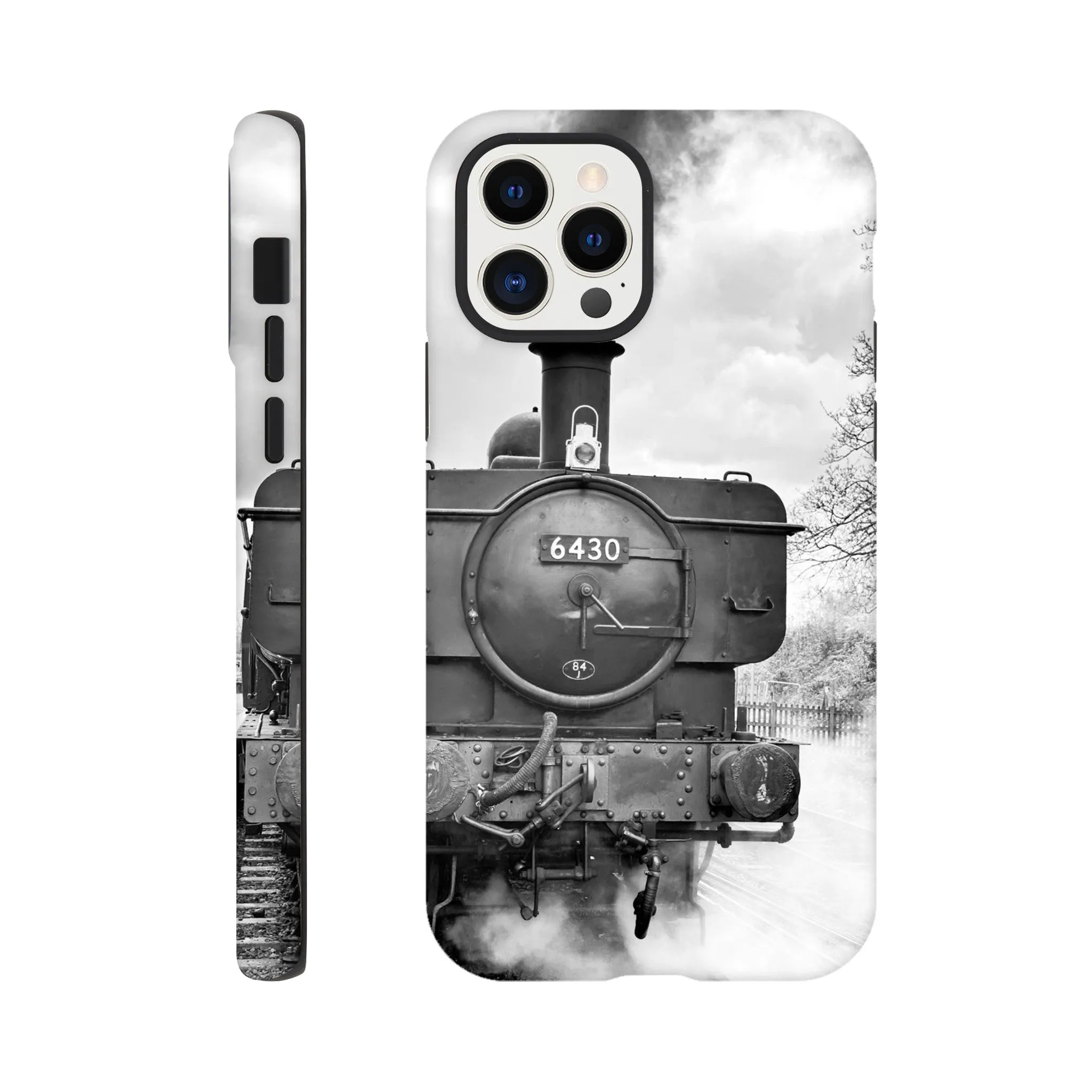 Gwilli Express Steam Train B&W Tough case Mobile Phone