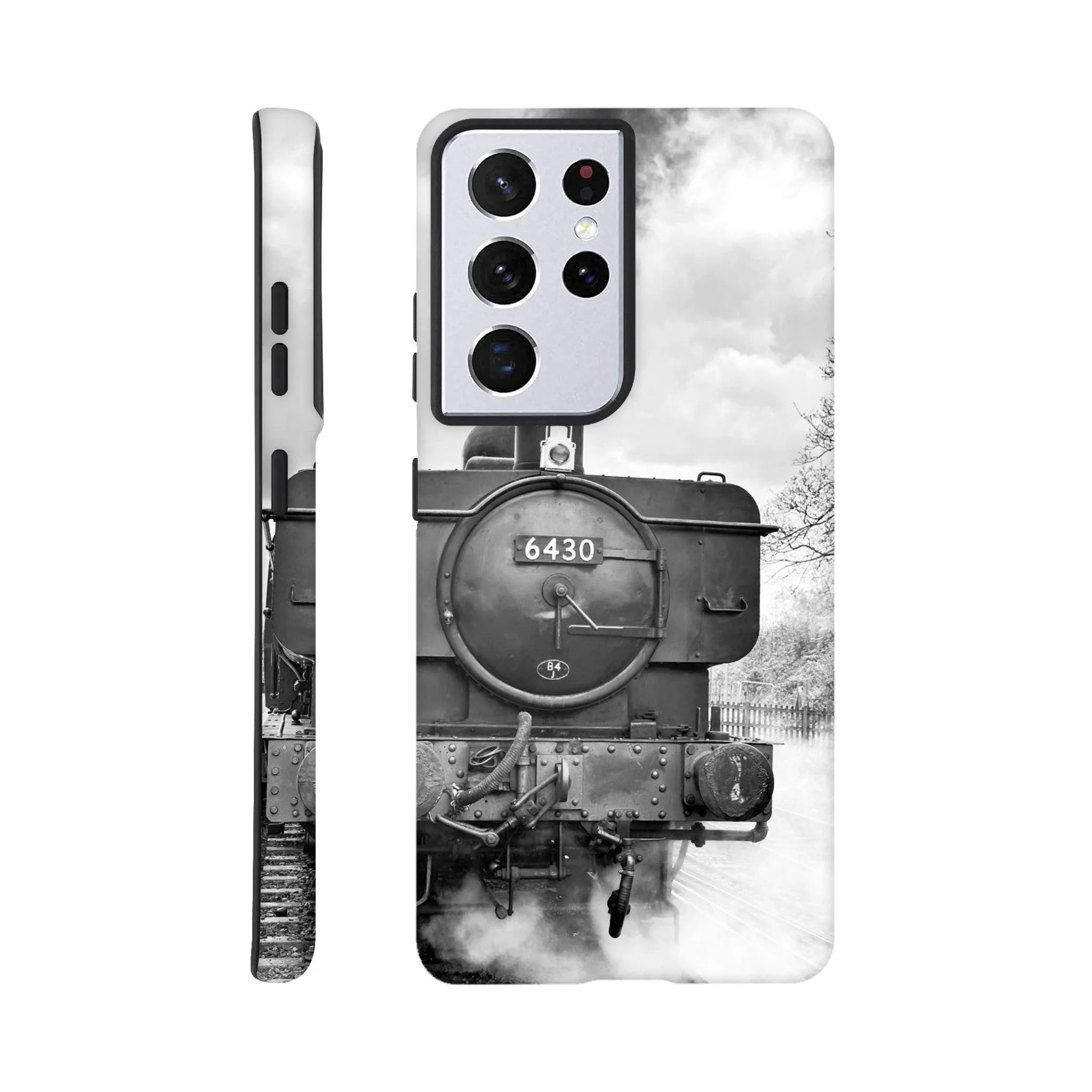 Gwilli Express Steam Train B&W Tough case Mobile Phone