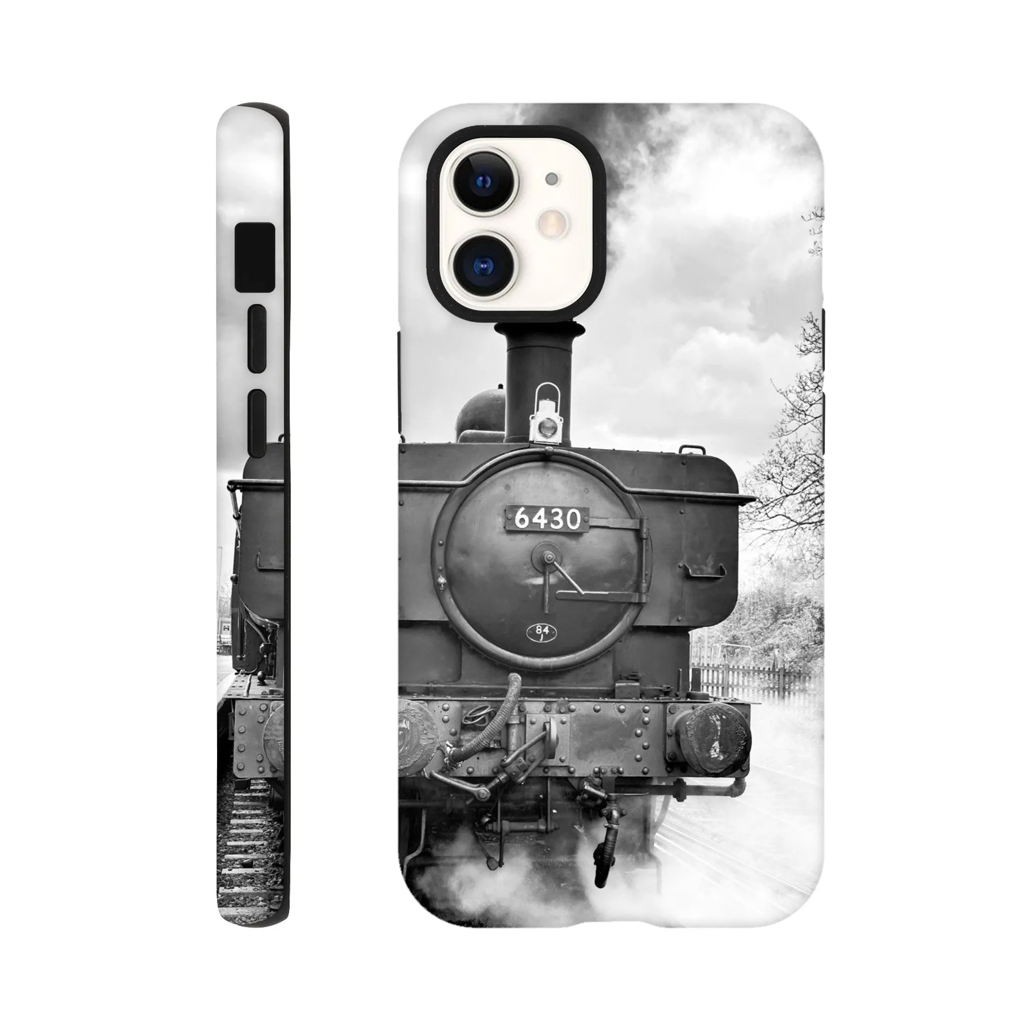 Gwilli Express Steam Train B&W Tough case Mobile Phone