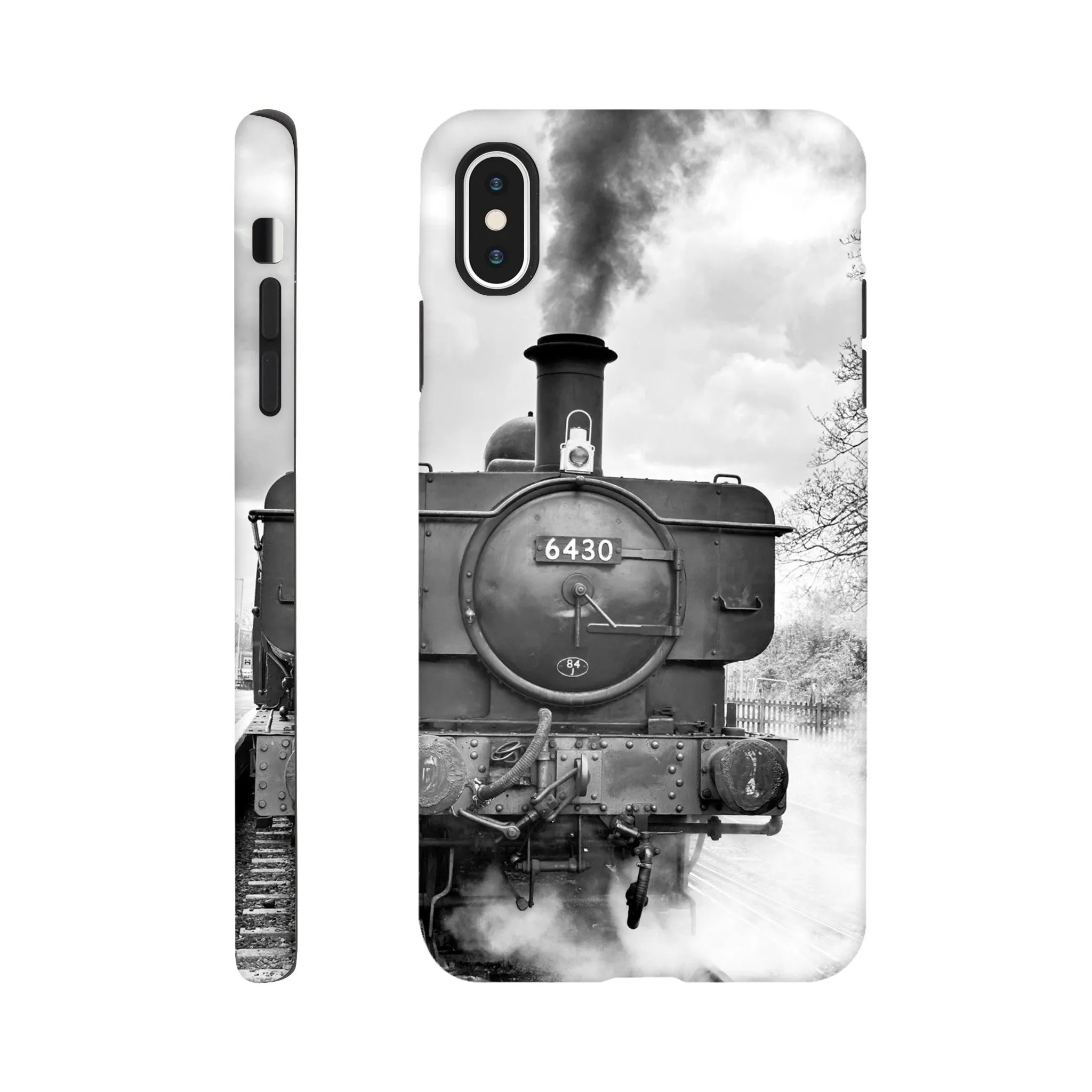 Gwilli Express Steam Train B&W Tough case Mobile Phone