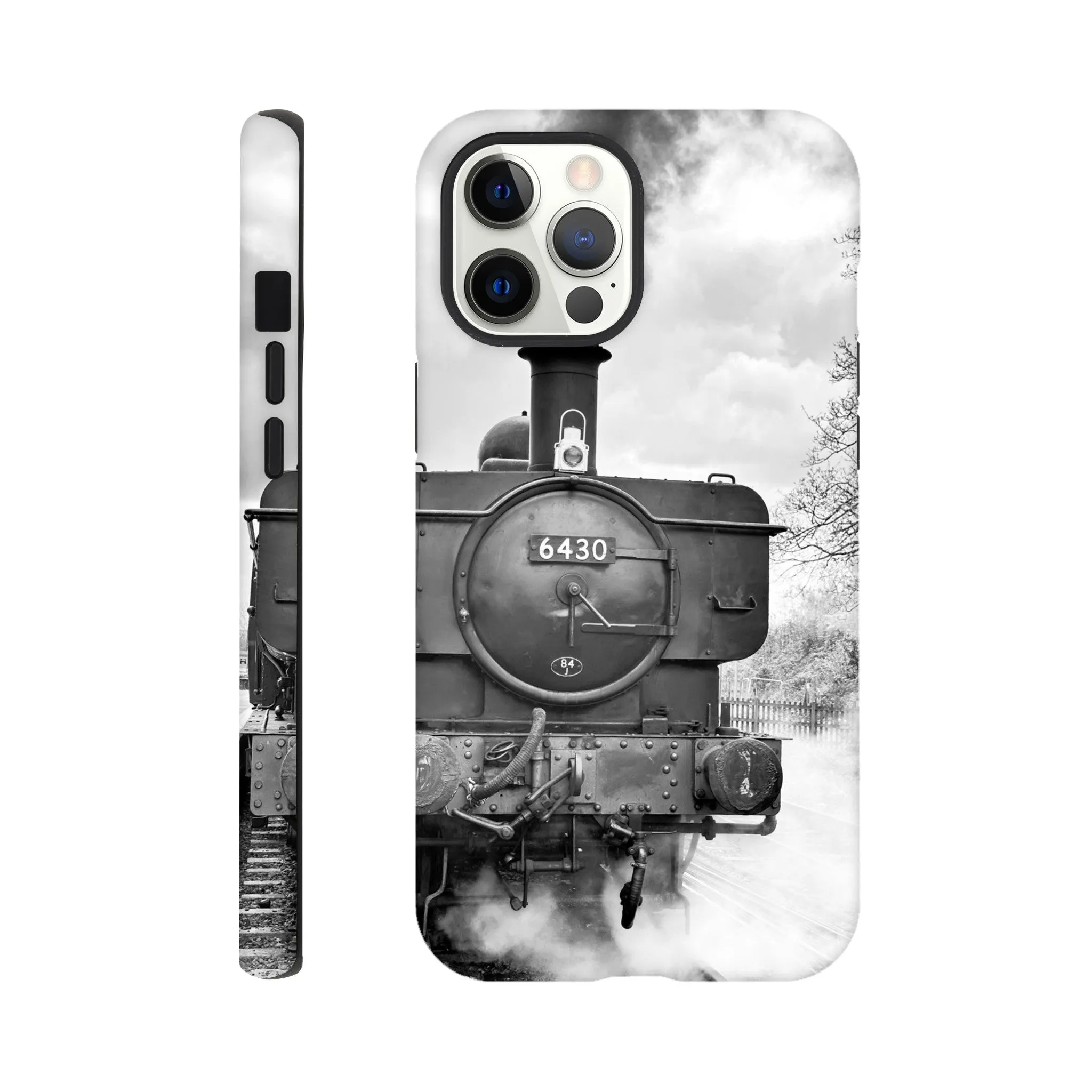 Gwilli Express Steam Train B&W Tough case Mobile Phone